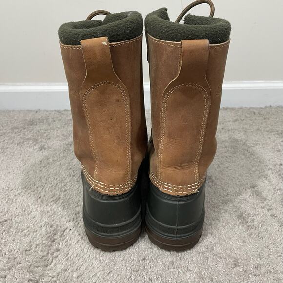 L.L. Bean Waterproof Insulated Winter Duck Boots Mens Size 9 Outdoor Hiking - Picture 6 of 9